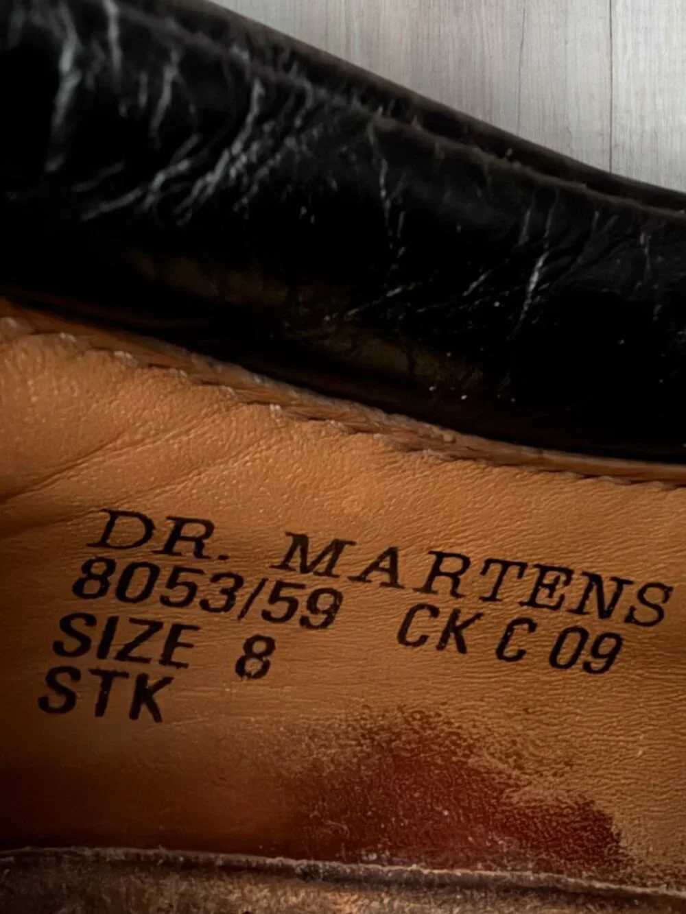 Dr. Martens 8053 Made in England Brown Leather Oxford Shoes Men's US 8 Gibson